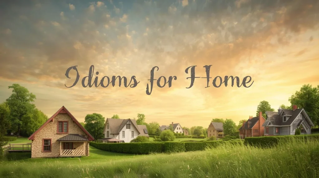 Idioms About Home