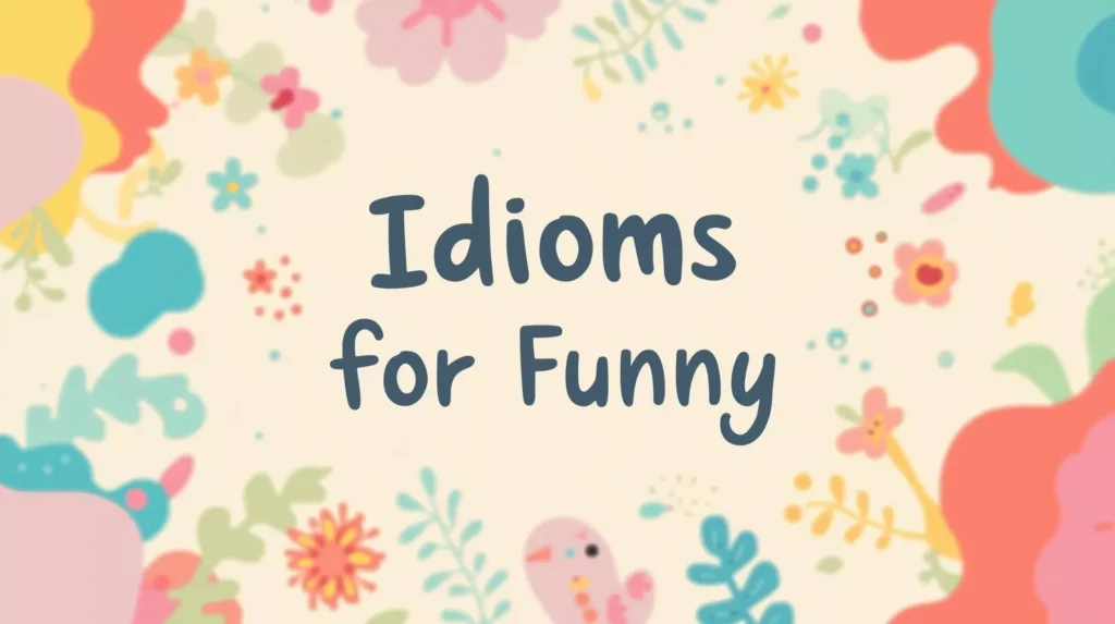 Idioms For Funny