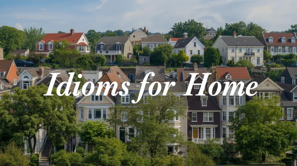 Idioms For Home