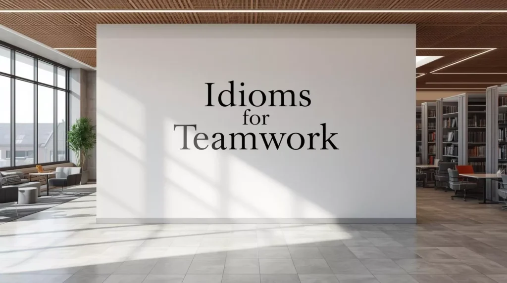 Idioms For Teamwork