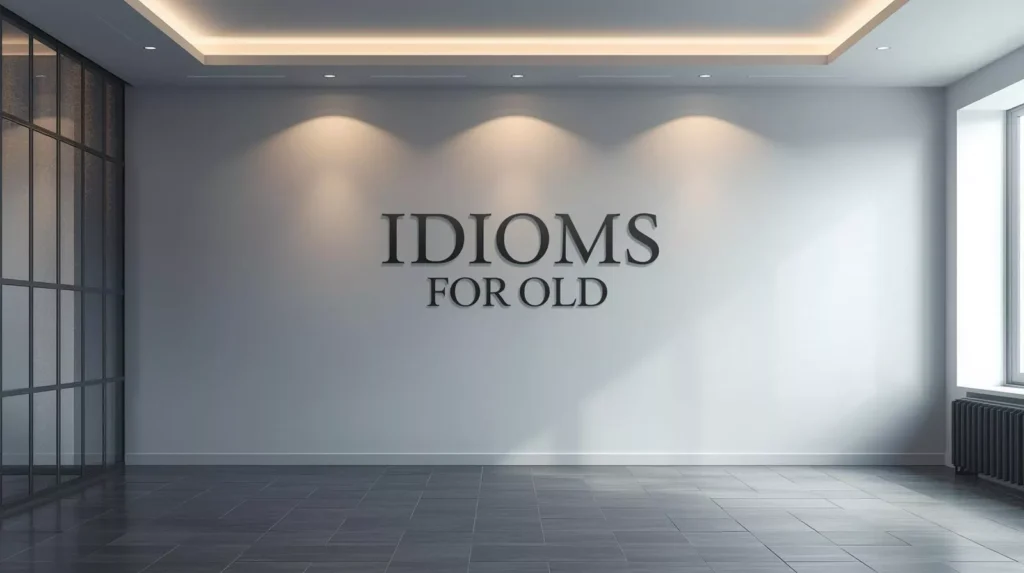 Old People Idioms