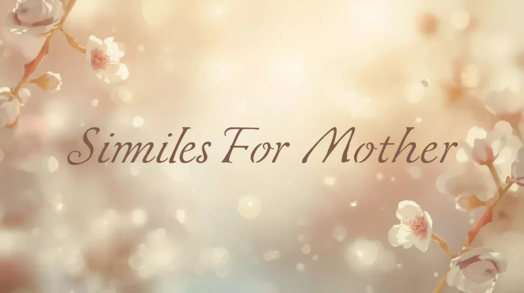 Similes About Mother