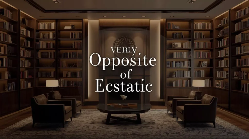 Antonym For Ecstatic