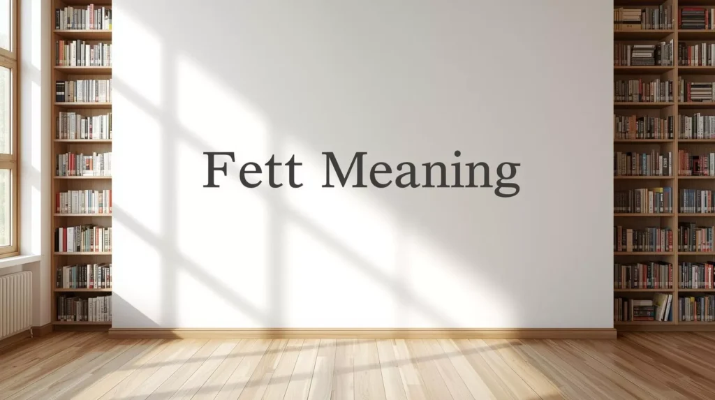 FETT Meaning In Text