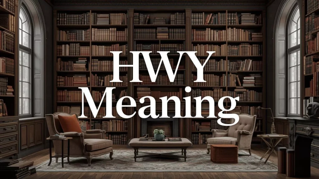HWY Meaning In Text
