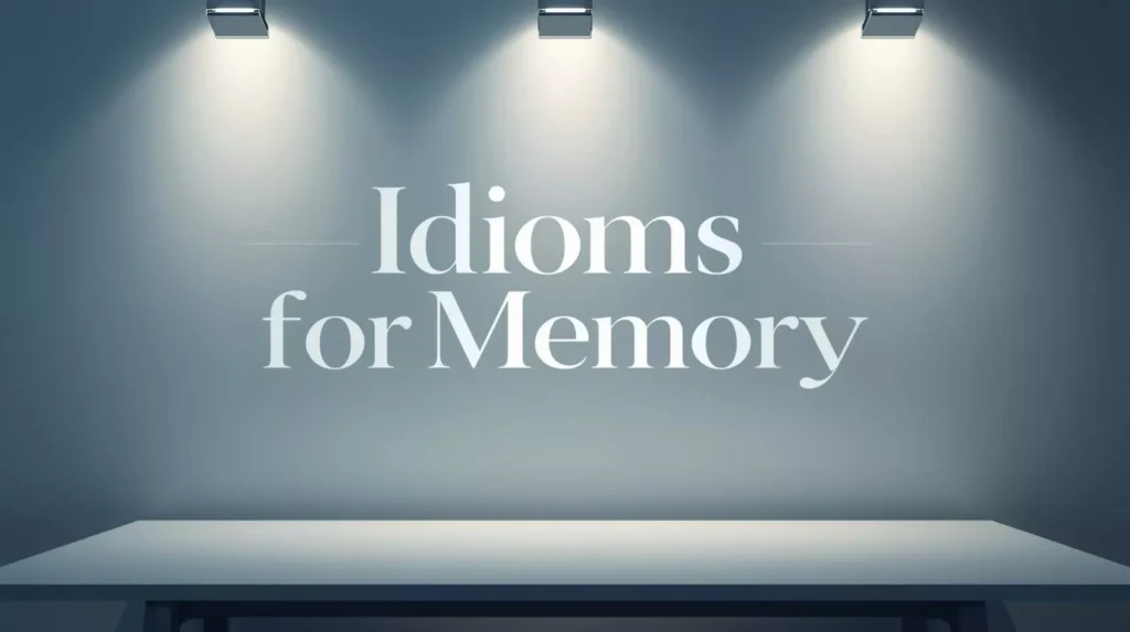 Idioms For Memory