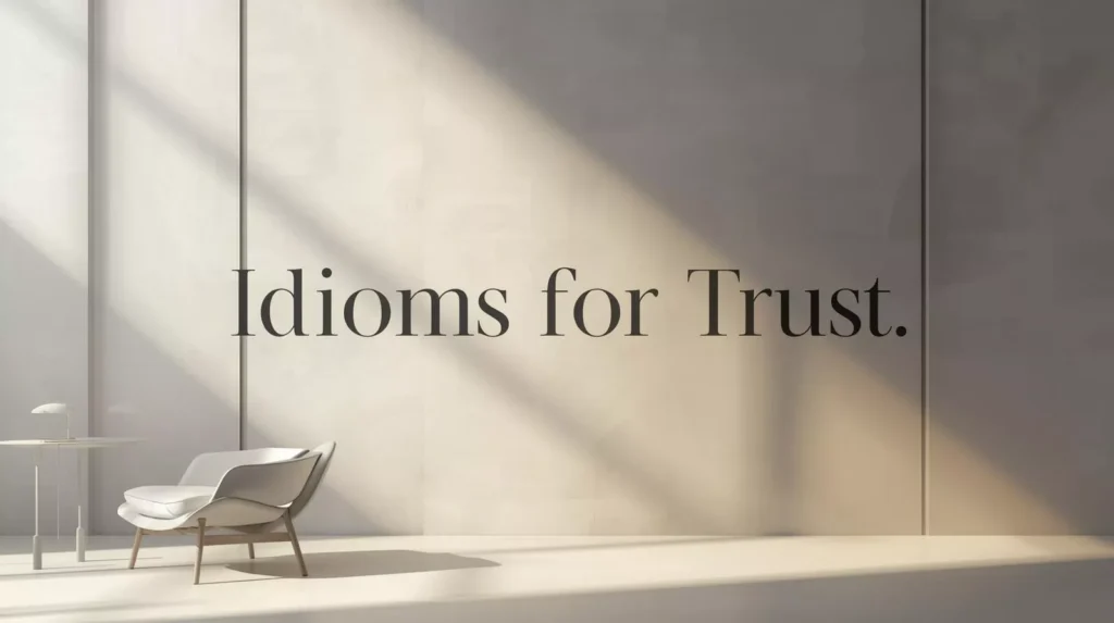 Idioms For Trust