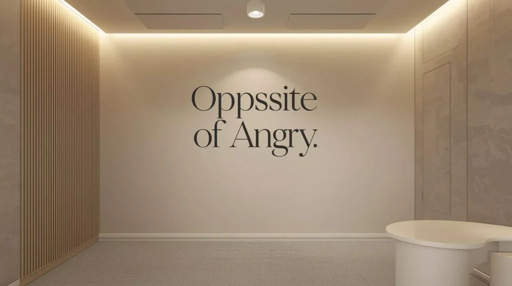 Opposite Of Angry