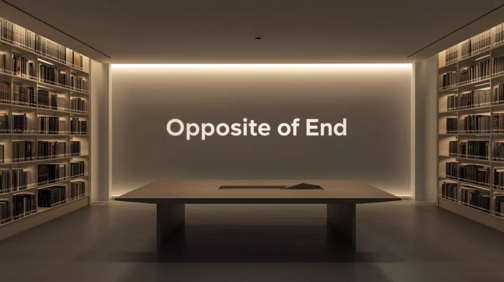 Opposite Of End