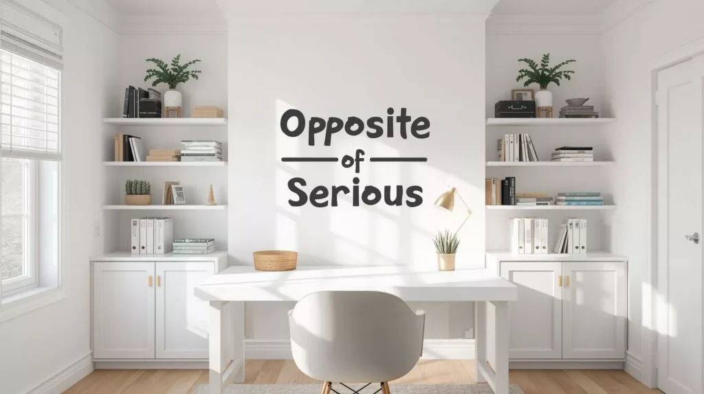 Opposite Of Serious
