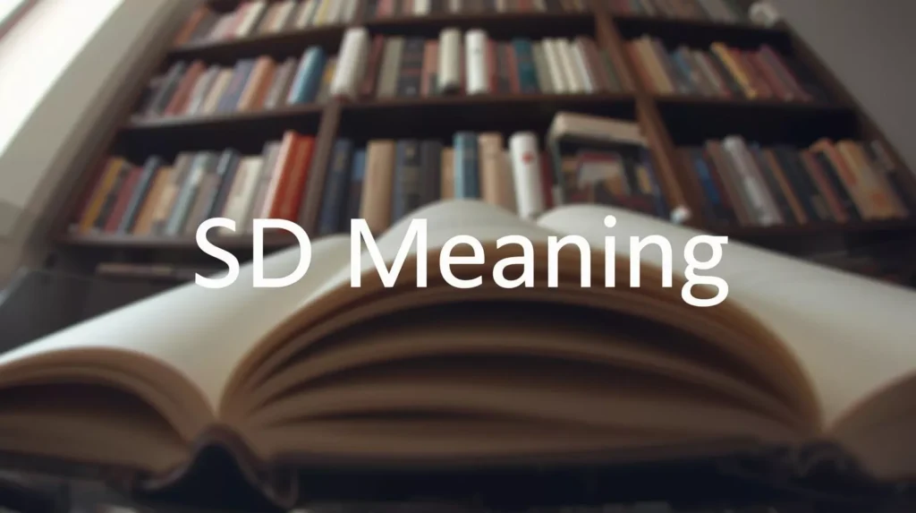 SD Meaning In Text