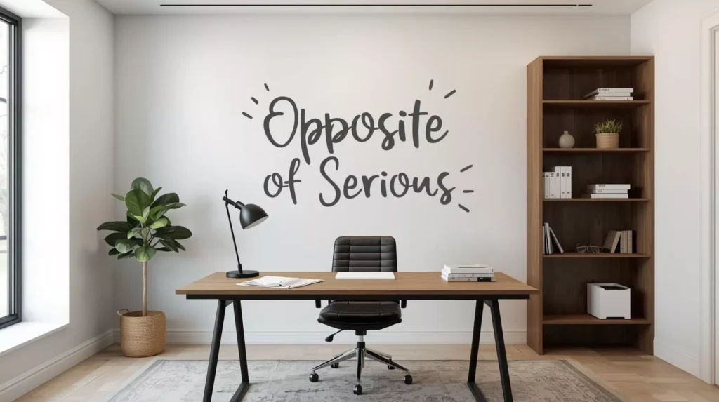 Serious Antonyms