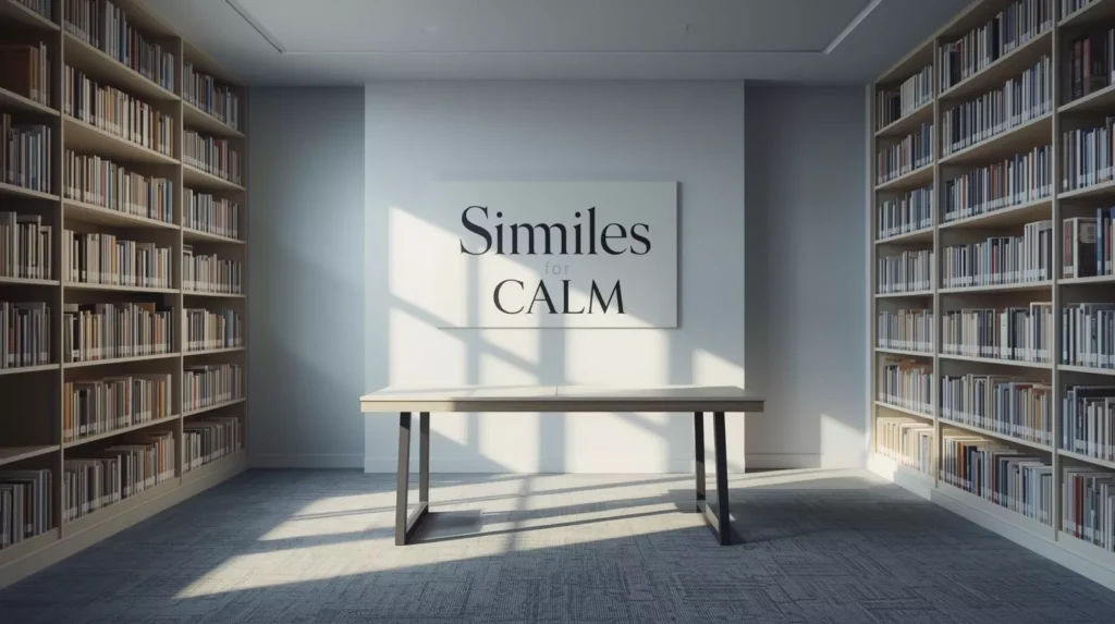 Similes For Calm