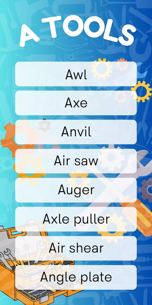 Tools That Start With A