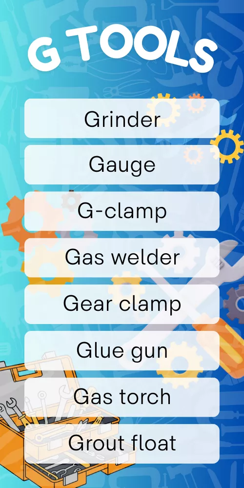 Tools That Start With G