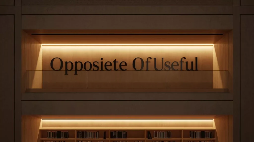 Useful Opposite Word