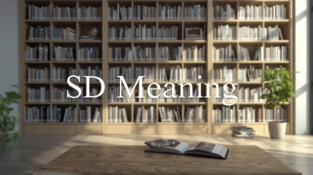 What Does SD Mean