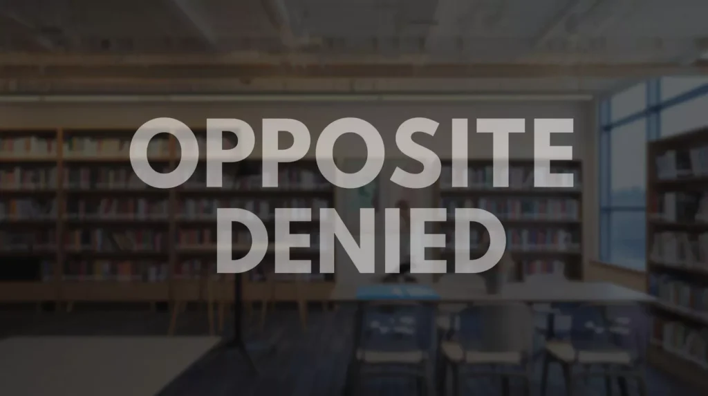 Denied Opposite Word