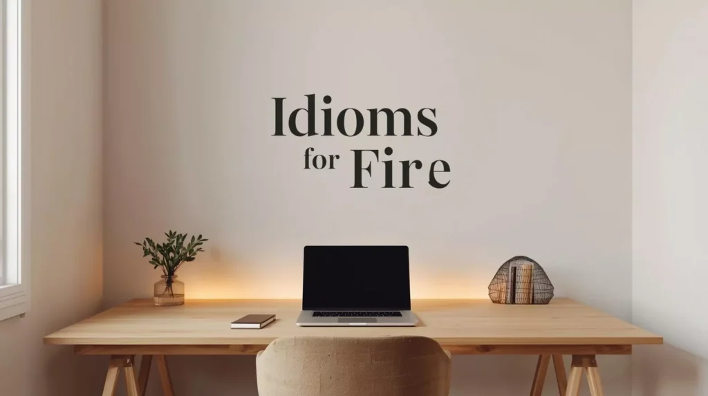 Idioms About Fire
