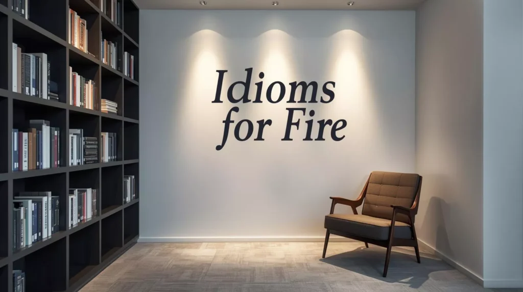 Idioms For Fire