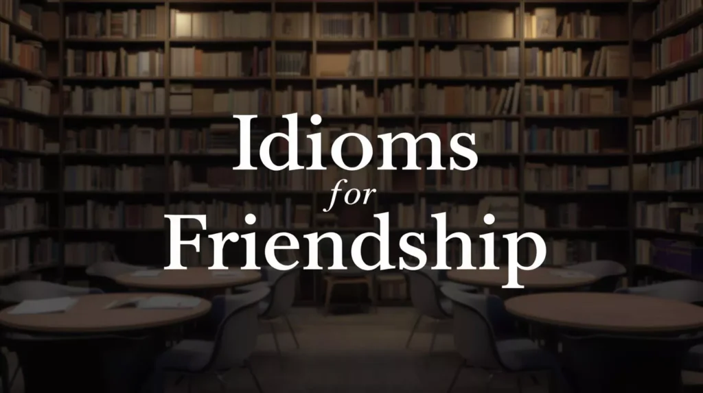 Idioms For Friendship