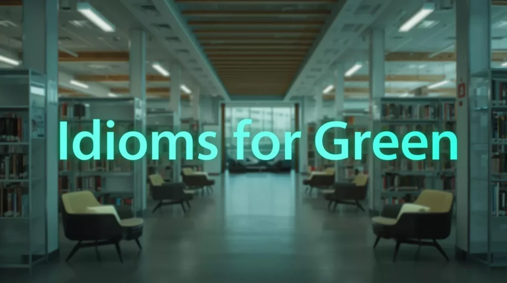 Idioms For Green