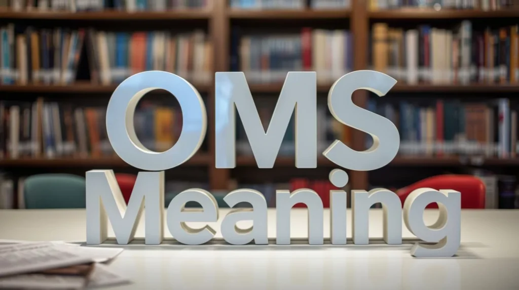 OMS Meaning In Text OMS Meaning In Text