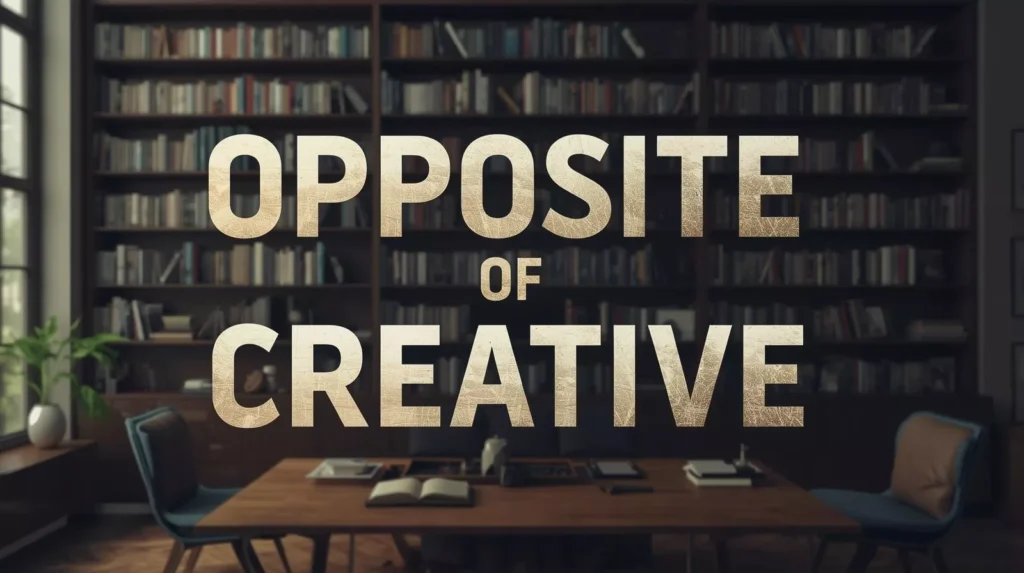 Opposite Of Creative