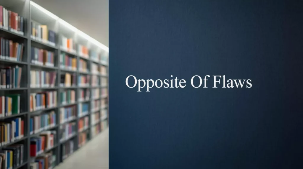 Opposite of Flaws Opposite of Flaws