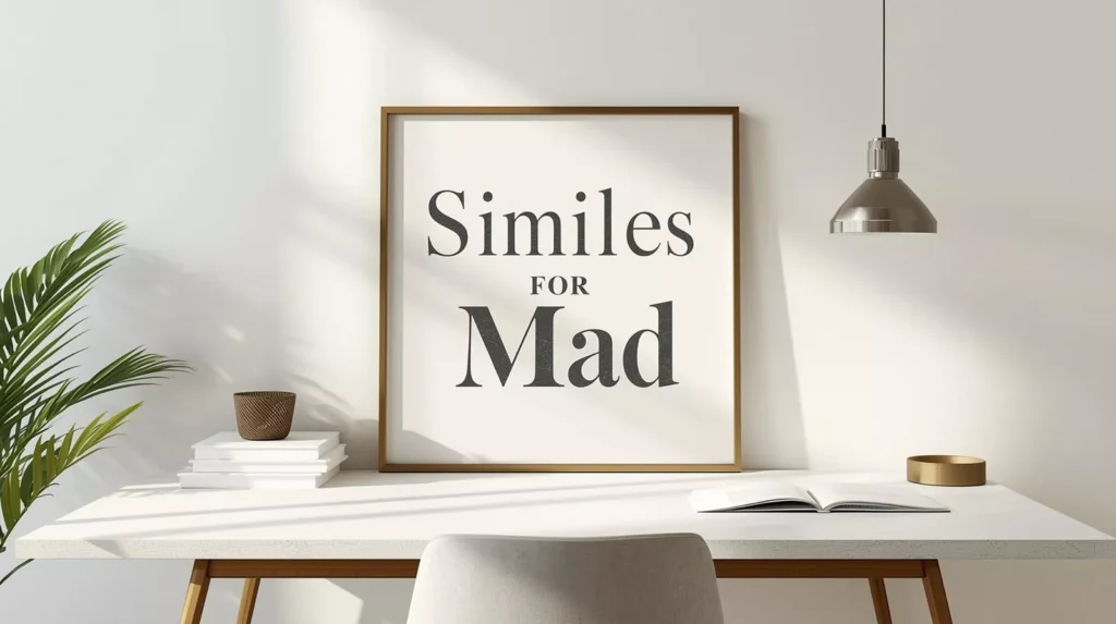 Similes For Mad