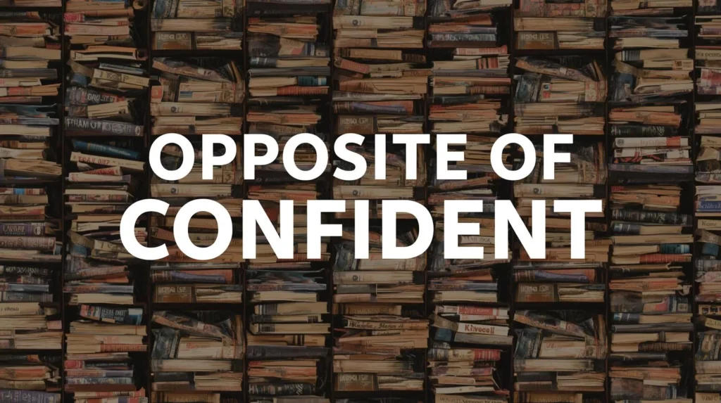 Antonym For Confident