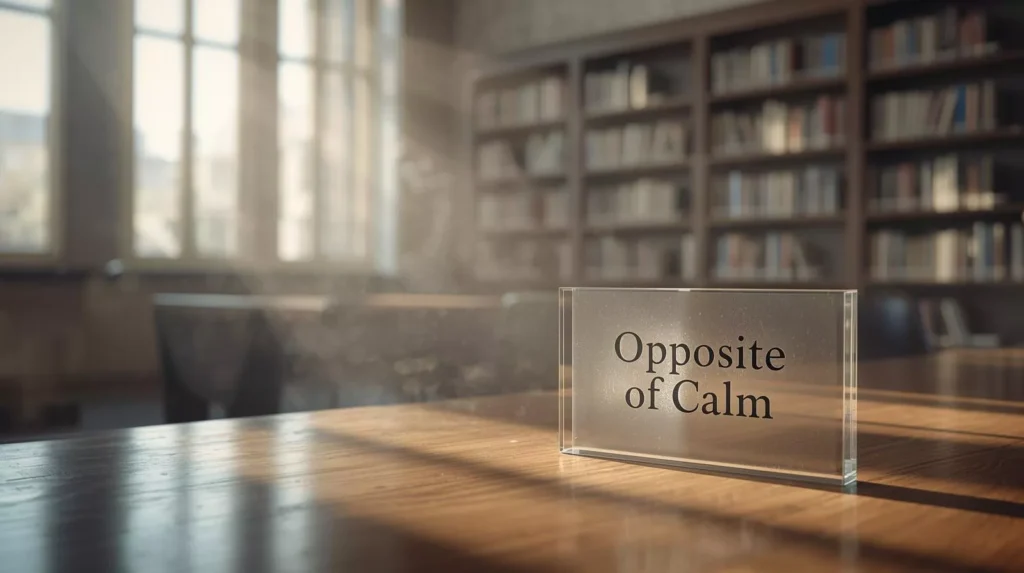 Calm Opposite Word Calm Opposite Word