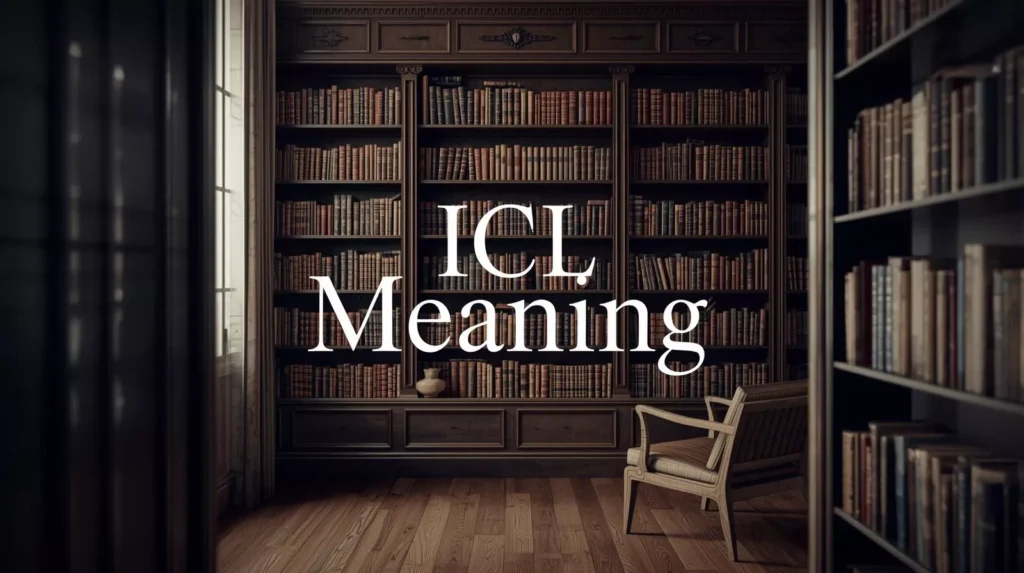 ICL Meaning In Text