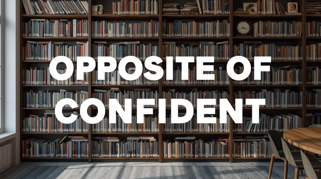 Opposite Of Confident