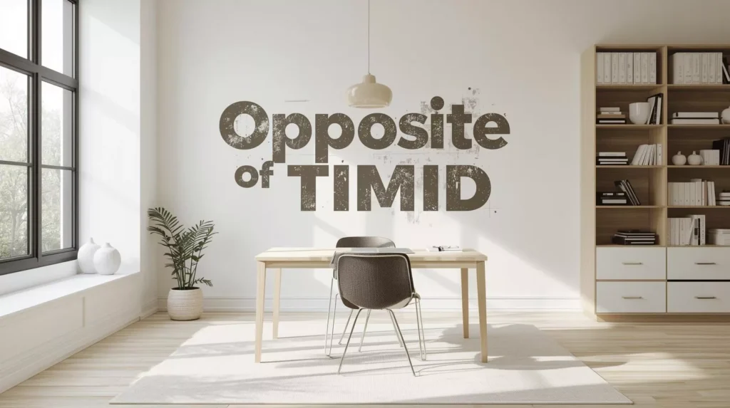 Opposite Of Timid Opposite Of Timid