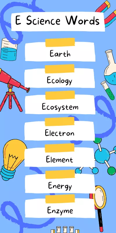 Science Words That Start With E