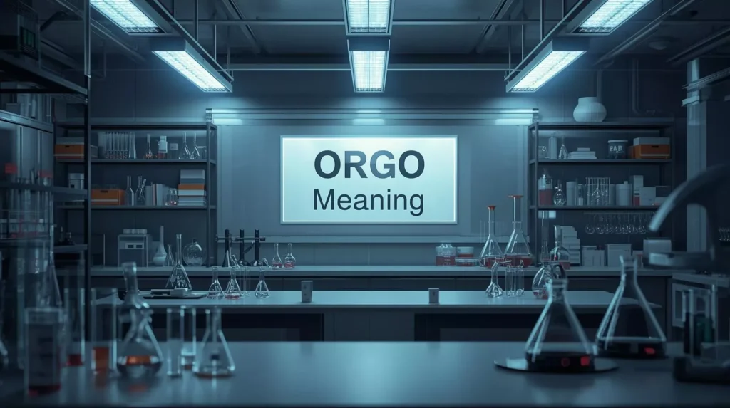 What Does ORGO Mean