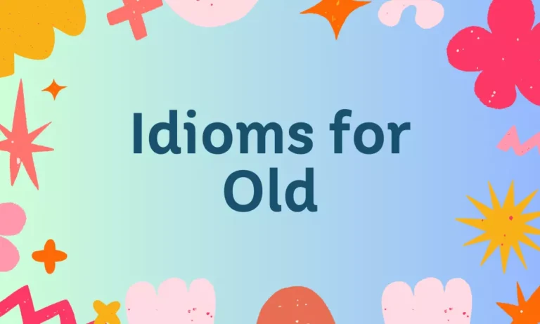 Old Idioms