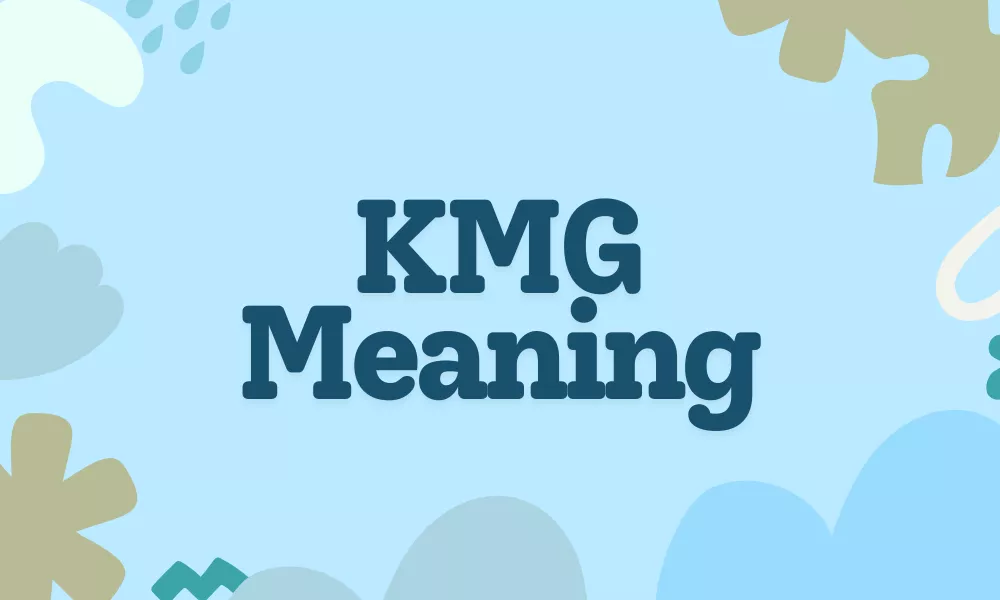KMG Meaning In Text