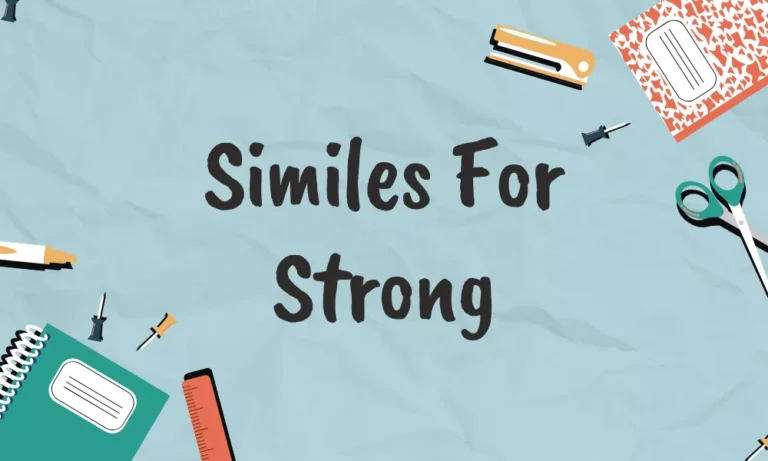 Strong Similes