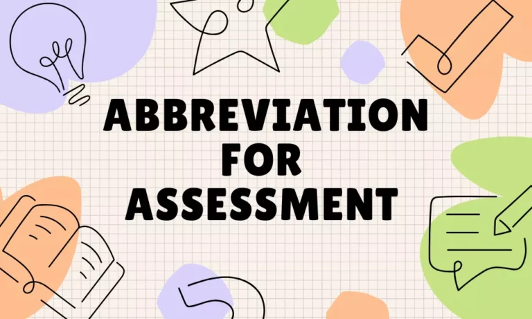 Assessment Abbreviation
