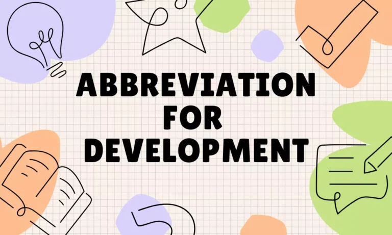 Development Abbreviation