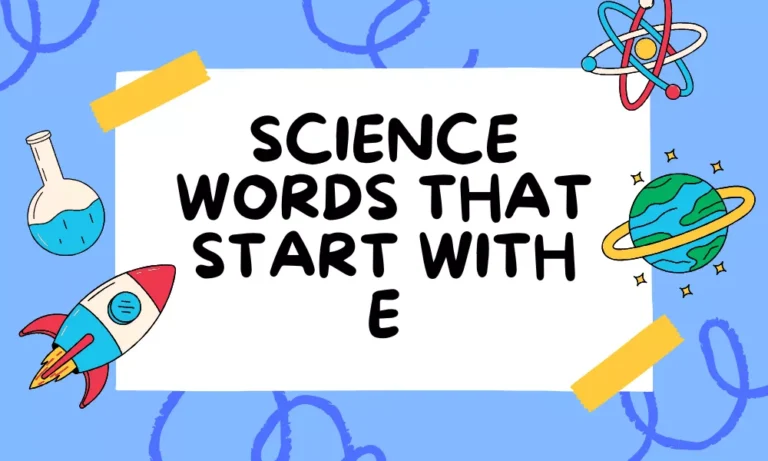 Science Words Start With E – Complete List with Meanings 2 Science Words With E