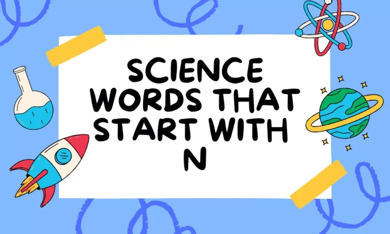 Science Words With N