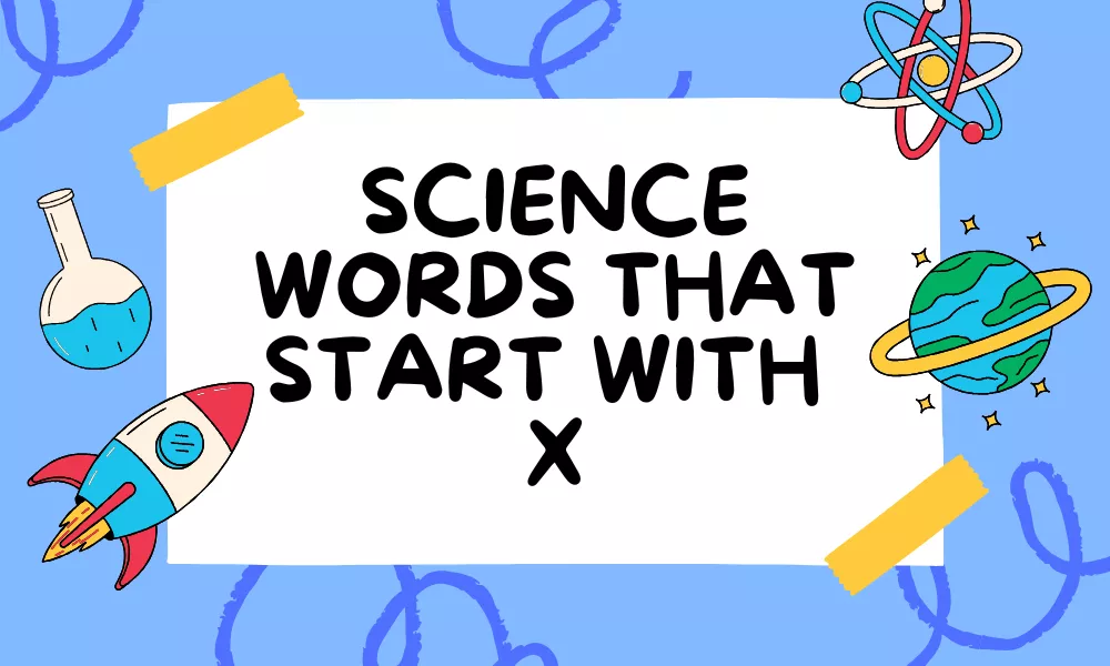 Science Words With X